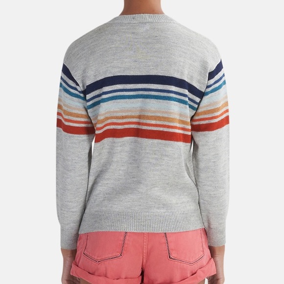 NWT!!! MOTHER Striped Jumper On the Edge of Golden - Picture 4 of 8